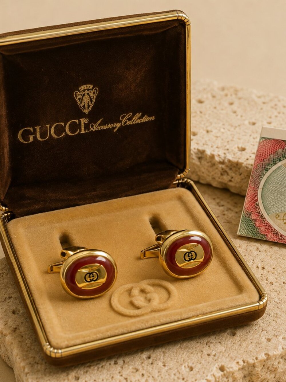 Vintage Gucci Accessory Collection Cufflinks